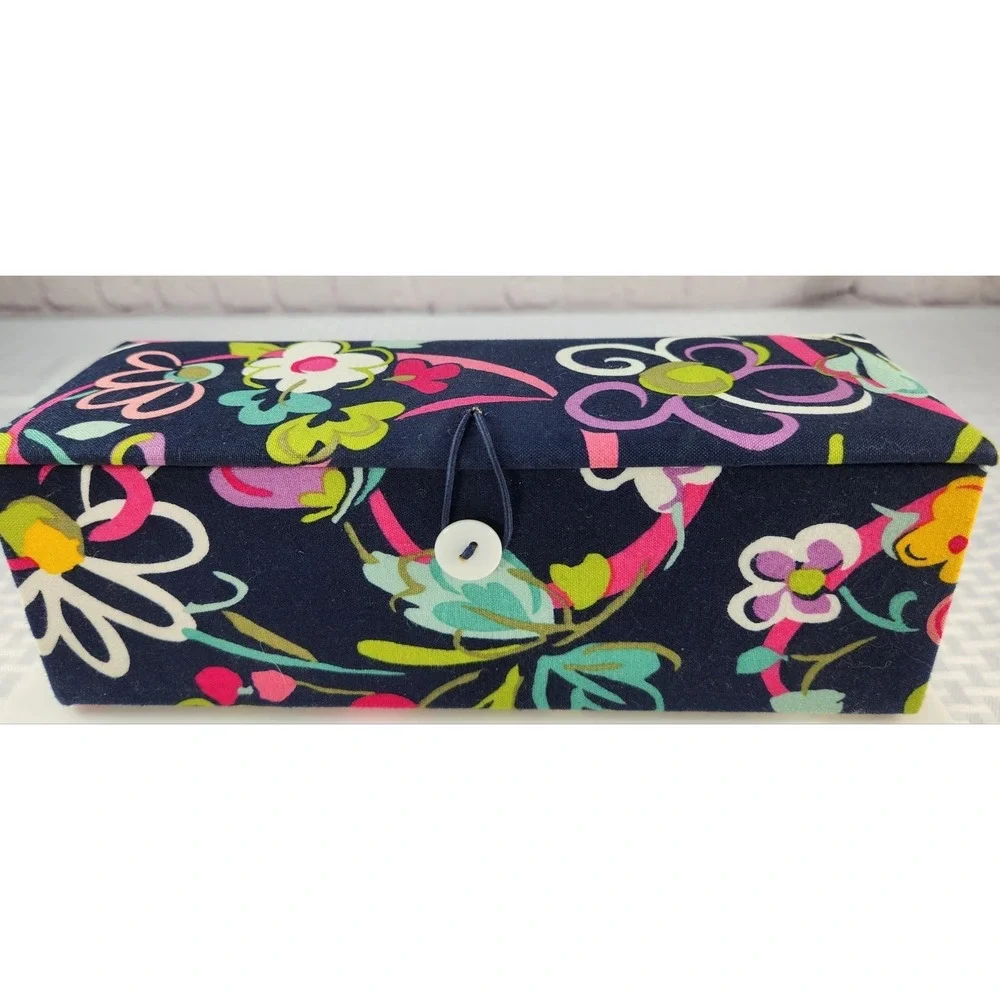 Vera Bradley Ornament Trio Flowers 2012 Beautiful Keepsake Box! NEW!